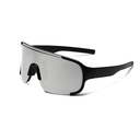 [11290] PL-MX018 Kacamata Sepeda Viral Anti UV Kacamata Hitam Besar Sporty Sunglasses Pria Wanita (PL-MX018-Black/Silver)