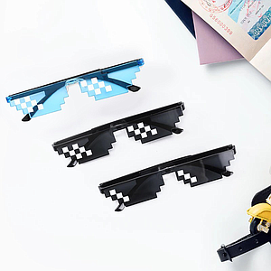 PL-WW001 Kacamata Thug Life Mosaic Pria/Wanita-Fashion-Murah-Batam-Sunglasses-Import K302