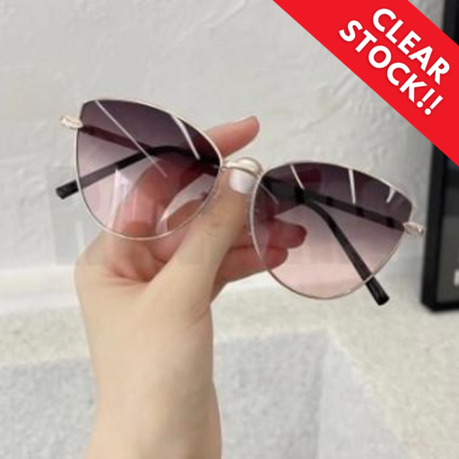 PL-MX003 Kacamata Wanita Hitam Cat Eye Anti Radiasi UV Fashion Sunglasses Eyewear Kacamata Fashion