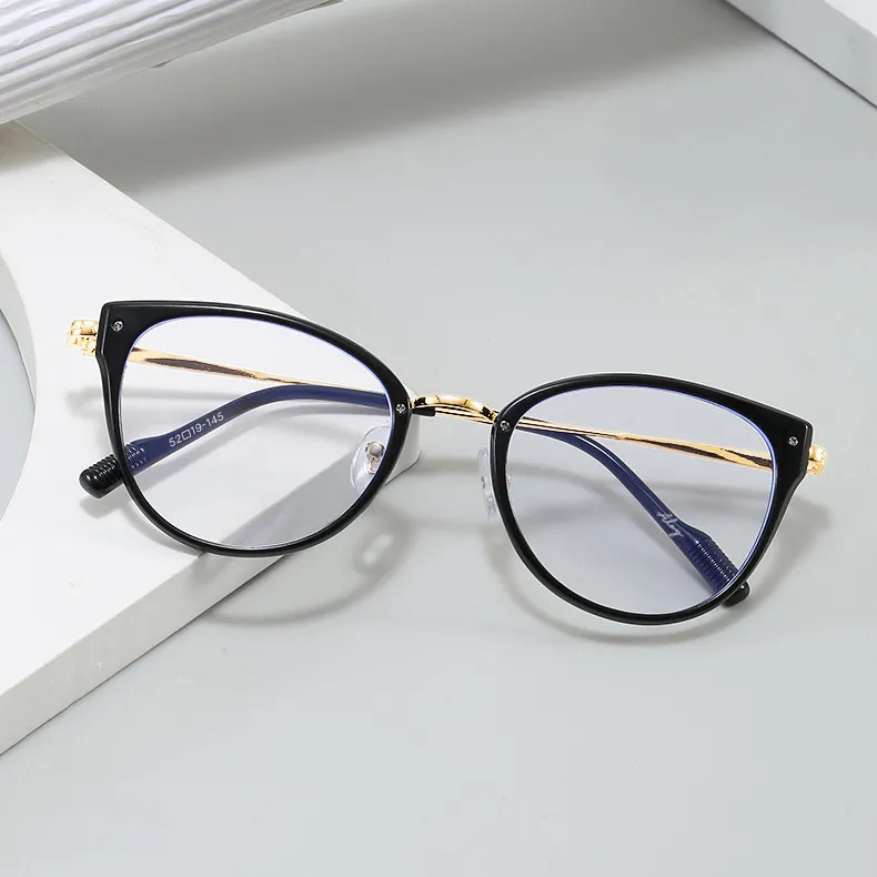 M-AR002-P2 Kacamata Premium Anti Radiasi Frame Cat Eye Gagang Tipis Minimalis