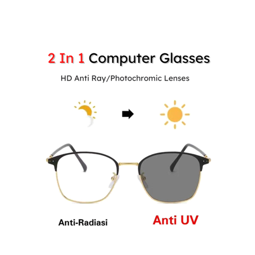 M-ARPT002 Kacamata Anti Radiasi Photocromic + Anti Radiasi PA2
