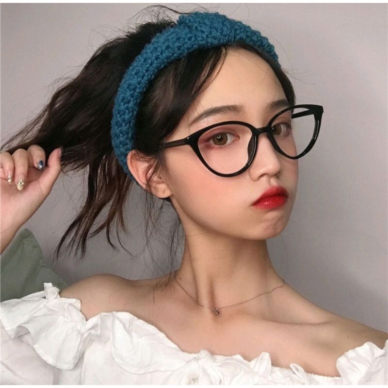 PL-AR002 Kacamata Korea Wanita Anti Radiasi Wanita Fashion Cat Eye Eyeglasses