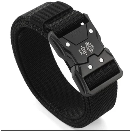 TP-KV001 Tali Pinggang Kanvas Import Kepala Fiber Tangguh Gagah Pria Mode Kuat