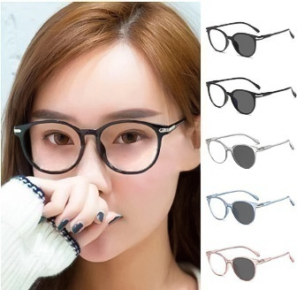 PL-ARPT006 Kacamata Photocromic Pria/Wanita Fashion Anti Radiasi Lensa Transparan Sunglasses