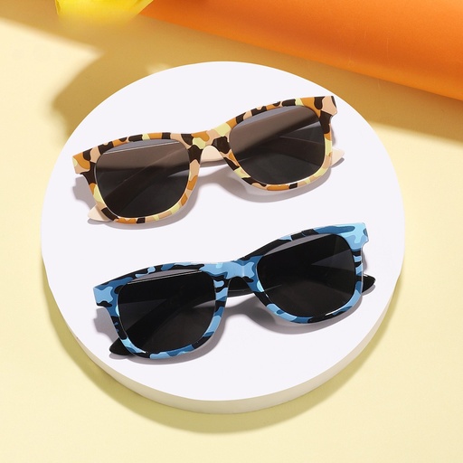 PL-WW024A Kacamata Anak Anti UV400 Kacamata Hitam Anak Motif Abstrak Fashion Anak Kekinian