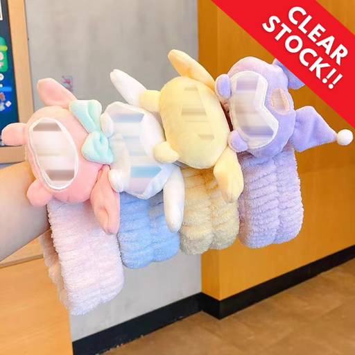 BD-A005 Bando Wanita Kartun Jepang Headband Facial Karakter Cinnamoroll Kuromi Pompompurin Melody Elastis Lucu