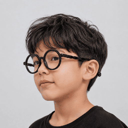 PL-AR029A Kacamata Anak Anti Radiasi Glasses Soft Silicone Eye Protection Stylish