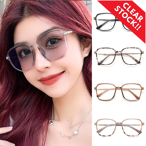 M-ARPT009 Kacamata Lensa Photocromic Anti Radiasi Wanita Pria Kacamata Bingkai Titanium Kotak Anti UV Photocromic