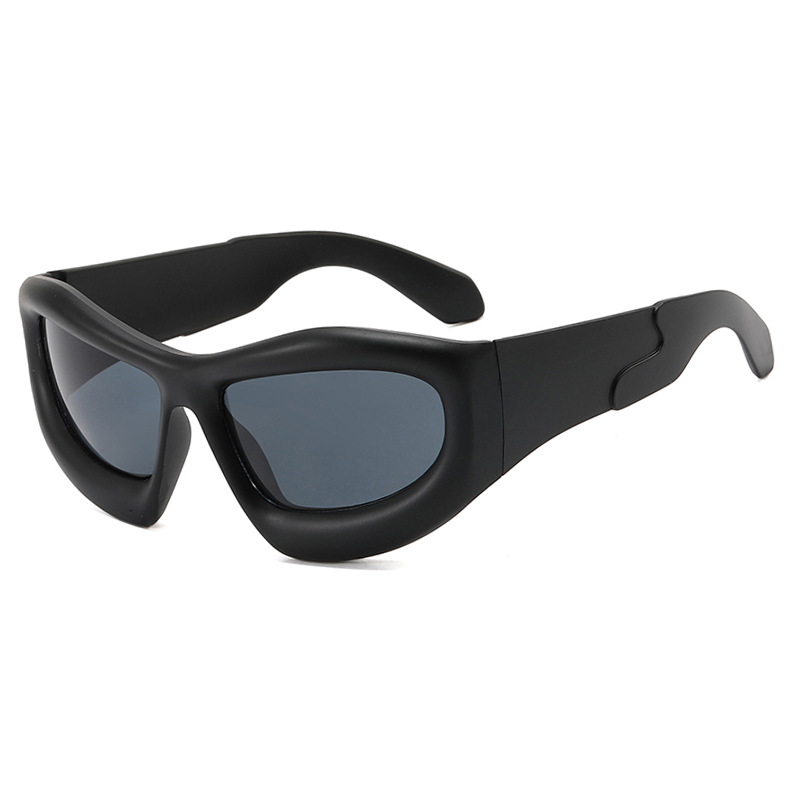 PL-H046 Kacamata Hitam Cyberpunk Anti Silau & Stylish Kacamata Fashion Pria & Wanita