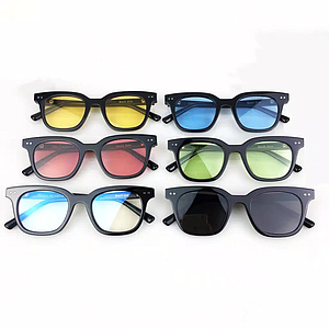 PL-WW003 Kacamata Hitam Wanita/Pria Sunglasses Korean Fashion Small Candy Color KM02