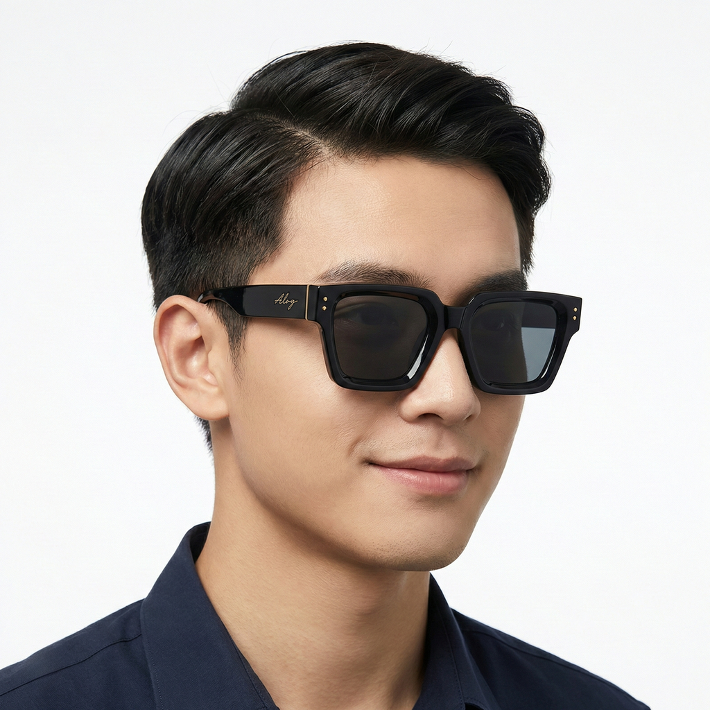 PL-WW019-P1 Kacamata Premium Ekslusif Square Frame Vintage New Edition Kacamata Wanita