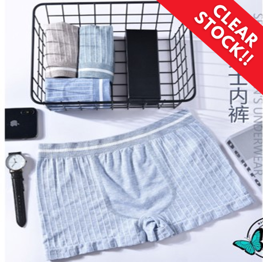 P-CD004  Boxer Pria Celana Dalam Yang Nyaman Seamless Boxer Import High Quality CD Pria Pakaian Dalam