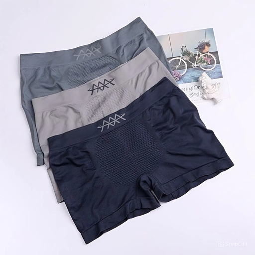P-CD002 Premium Bahan Rajut Cd Pria Import Boxer Polos BP02 Pakaian Dalam