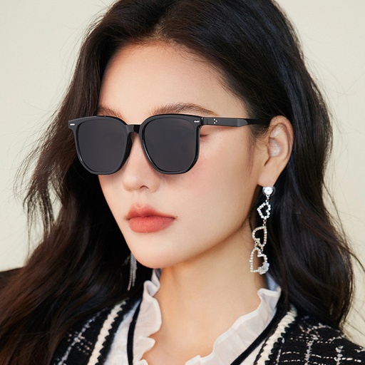 PL-H022 Kacamata Hitam Terbaru Unisex Kotak Kacamata Sunglasses Import Wanita Pria Kacamata Fashion